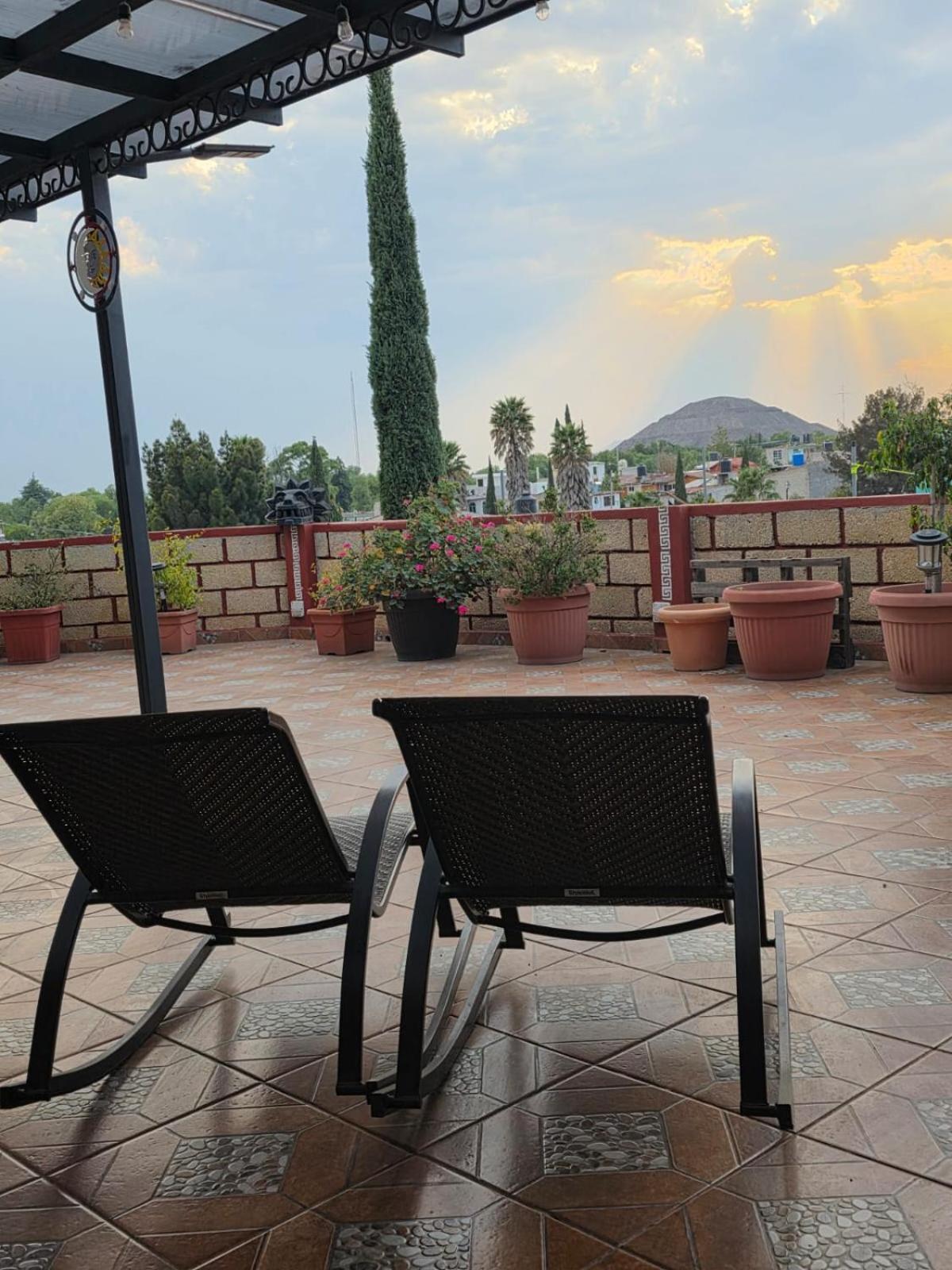 Villa Victoria Piramides San Martín de las Pirámides Exteriör bild